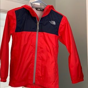 Boys North Face rain jacket